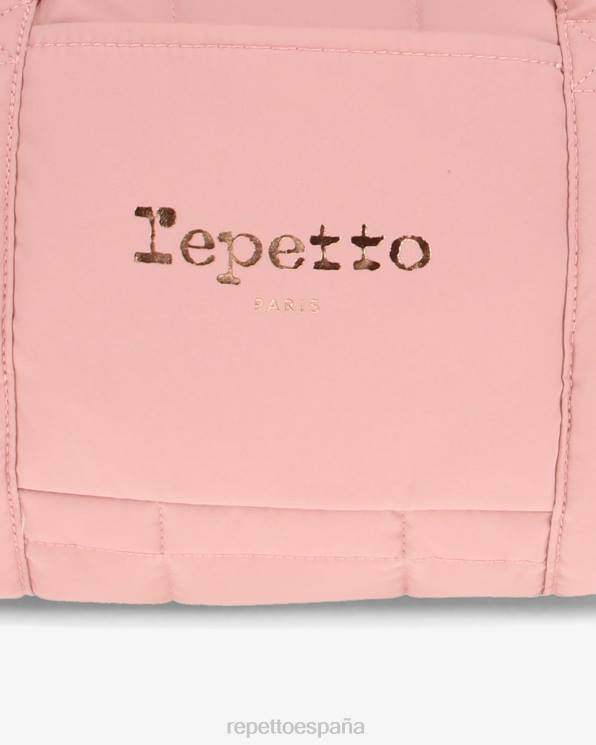 accesorios Repetto bolso de lona acolchado de nailon talla m el rosado mujer 6NH6401