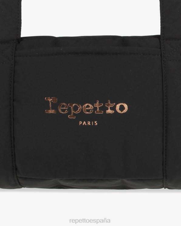 accesorios Repetto bolso de lona acolchado de nailon talla m negro mujer 6NH6407