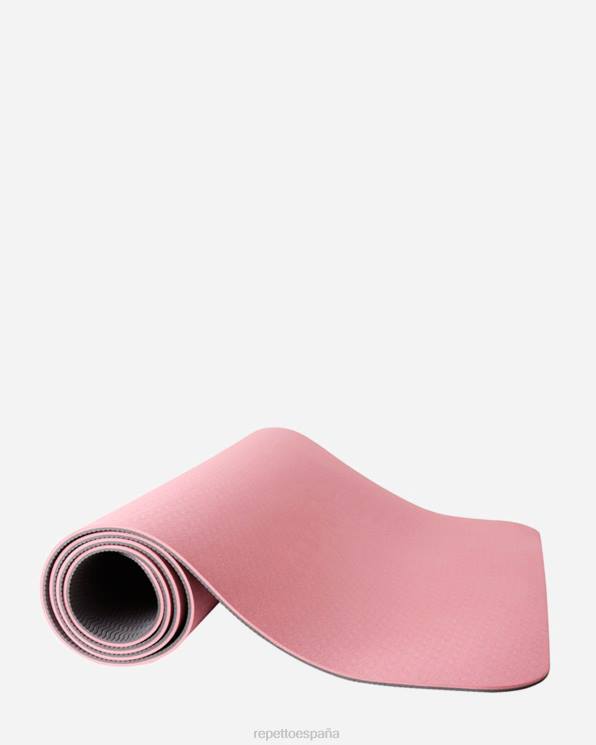 accesorios Repetto estera de yoga esencial gris y rosa mujer 6NH6398