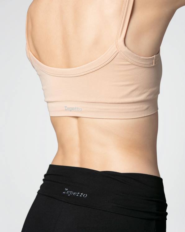 ropa Repetto pantalones de jazz de viscosa con cinturilla doblada negro mujer 6NH6373