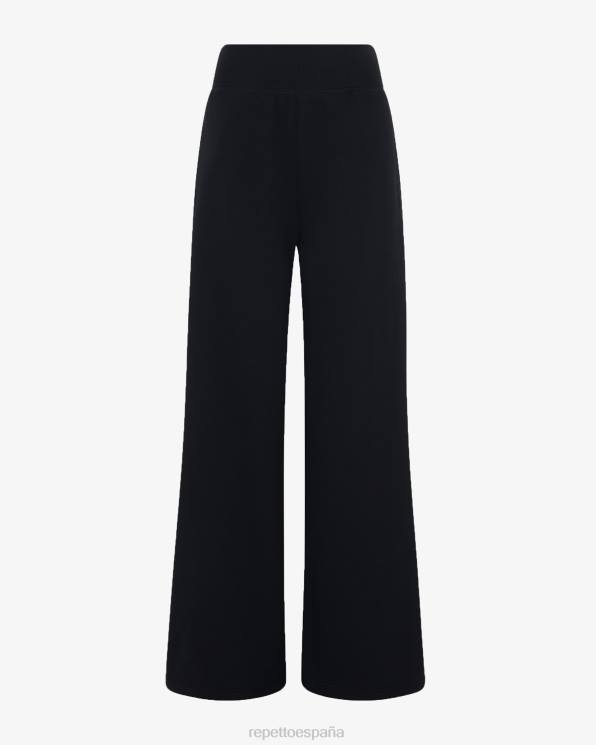ropa Repetto pantalones de jogging grandes negro mujer 6NH6370