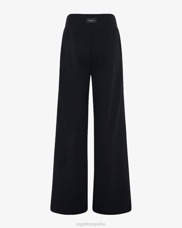 ropa Repetto pantalones de jogging grandes negro mujer 6NH6370
