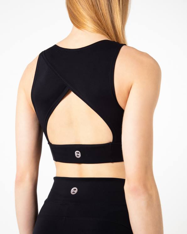 ropa Repetto leggings de seda activos negro mujer 6NH6292