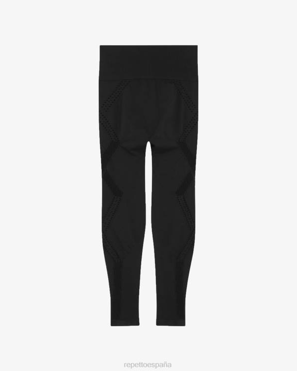 ropa Repetto leggings sin costuras negro mujer 6NH6308