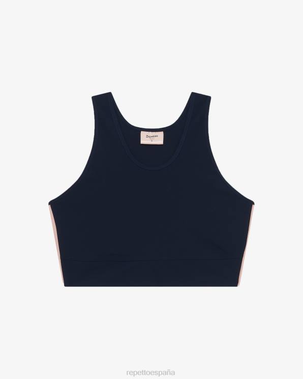 ropa Repetto sostén de expresión azul medianoche mujer 6NH6309