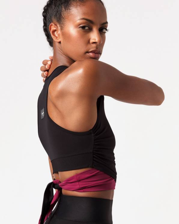 ropa Repetto arriba para atar negro mujer 6NH6317