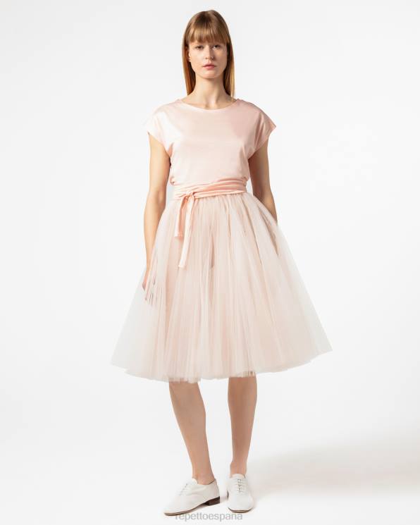 ropa Repetto arriba para atar rosa desnudo mujer 6NH6332