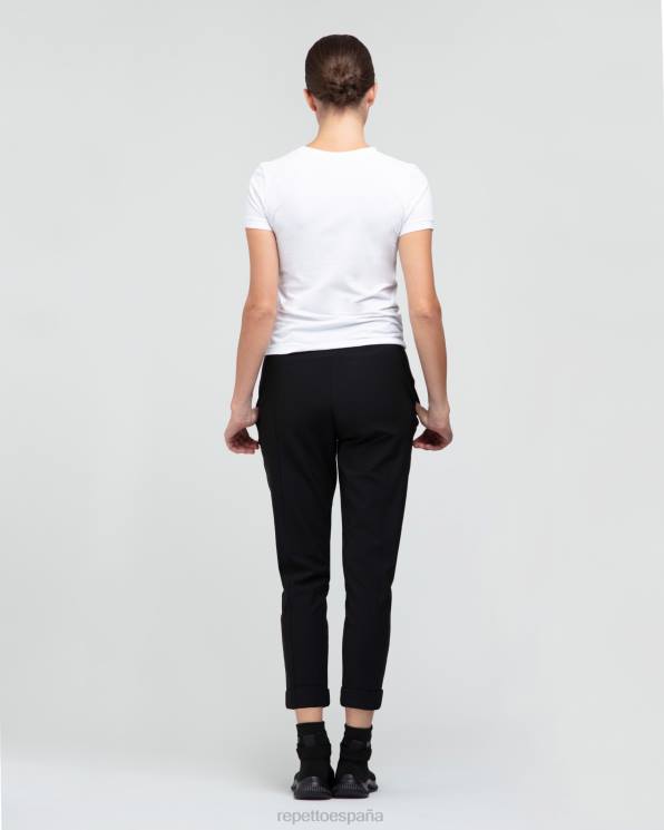 ropa Repetto camiseta en blanco y negro mujer 6NH6347