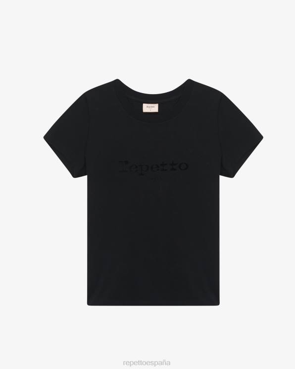 ropa Repetto camiseta negro mujer 6NH6343