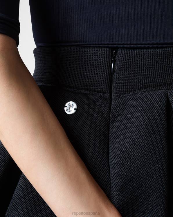 ropa Repetto falda tutú 3d elegancia negro mujer 6NH6393