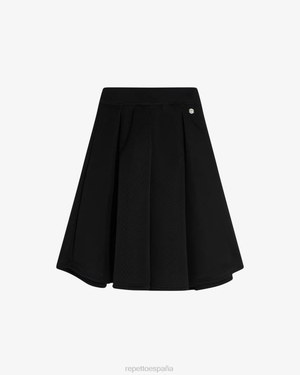 ropa Repetto falda tutú 3d elegancia negro mujer 6NH6393