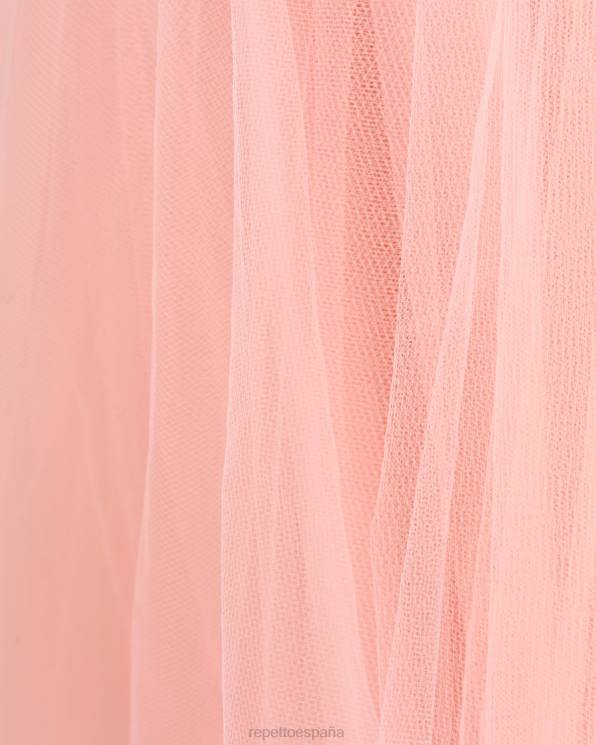 ropa Repetto falda tutú naranja coral mujer 6NH6387