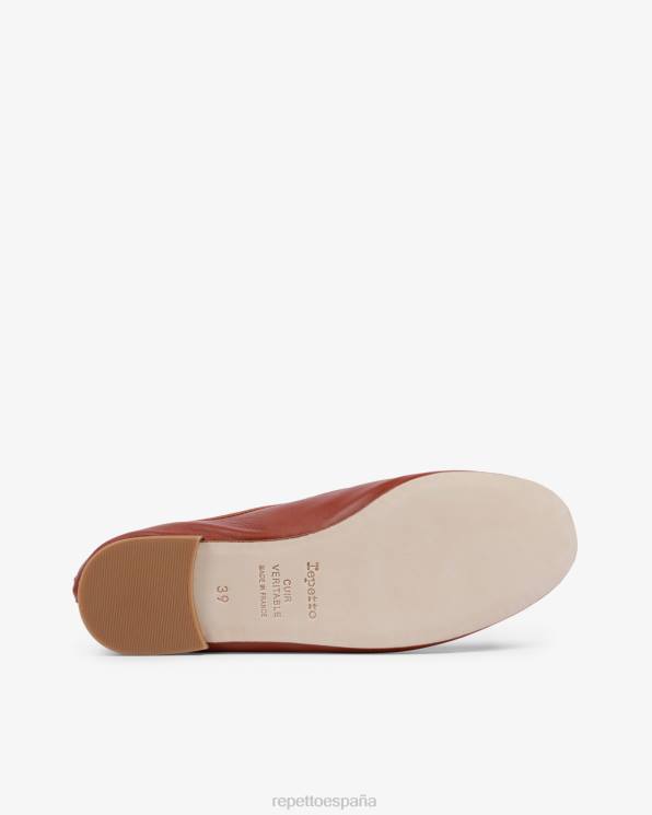 calzado Repetto bailarinas altas de cenicienta camello cubano mujer 6NH6146