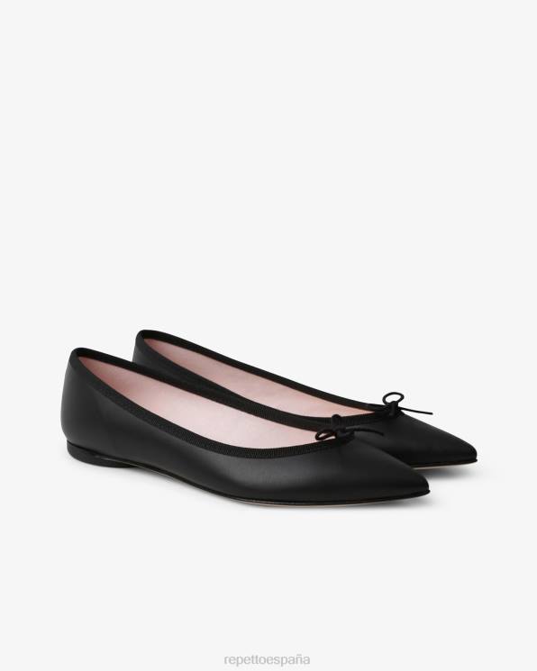 calzado Repetto bailarinas brigitte con punta puntiaguda negro mujer 6NH6142