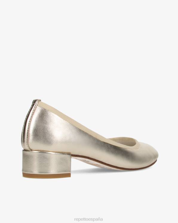 calzado Repetto bailarinas camille luz de oro mujer 6NH646
