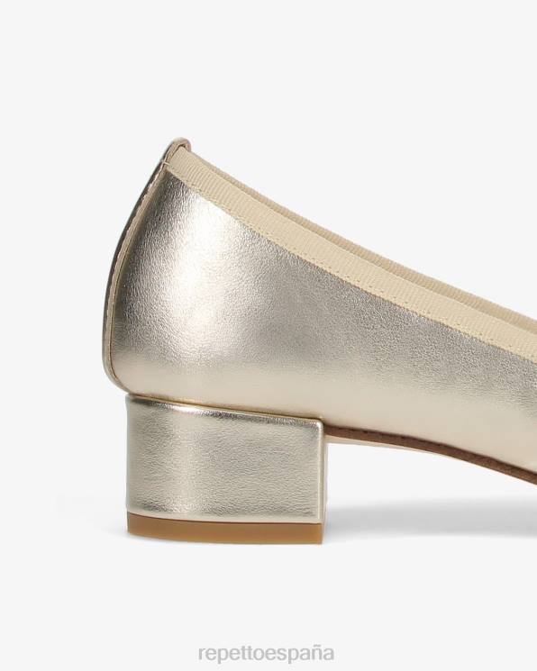 calzado Repetto bailarinas camille luz de oro mujer 6NH646