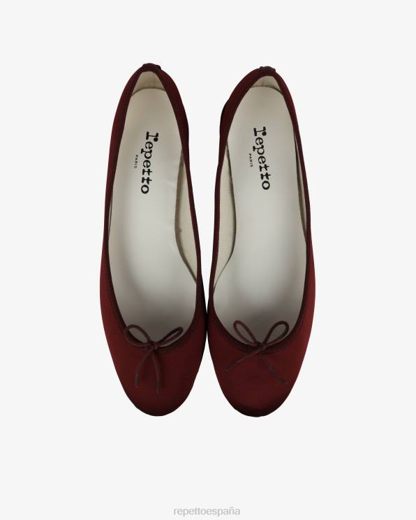 calzado Repetto bailarinas camille - satén rojo pommard mujer 6NH62