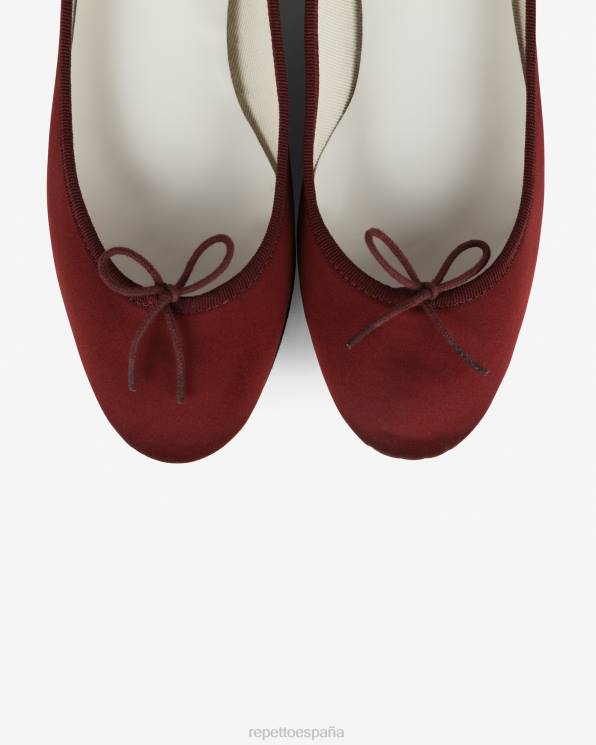 calzado Repetto bailarinas camille - satén rojo pommard mujer 6NH62