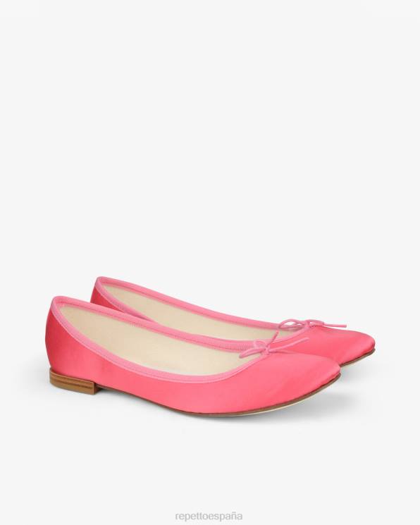 calzado Repetto bailarinas cenicienta - satén fiesta rosa mujer 6NH641
