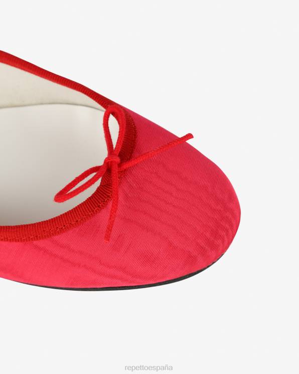 calzado Repetto bailarinas cenicienta - satén rosa frambuesa y rojo fuego mujer 6NH652