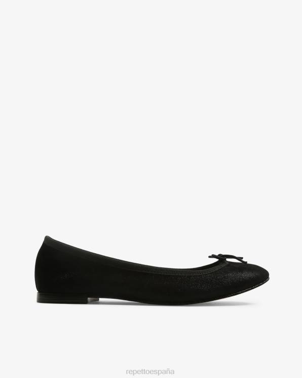 calzado Repetto bailarinas de cenicienta carbón negro mujer 6NH6138