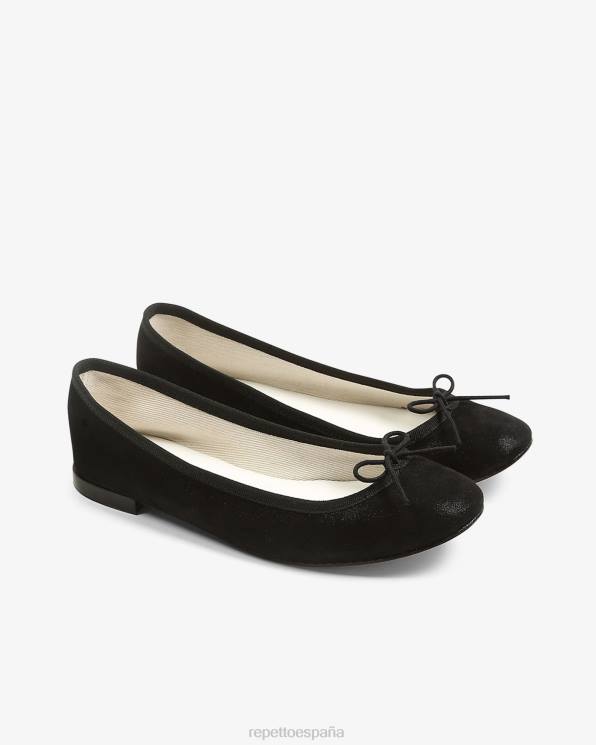 calzado Repetto bailarinas de cenicienta carbón negro mujer 6NH6138