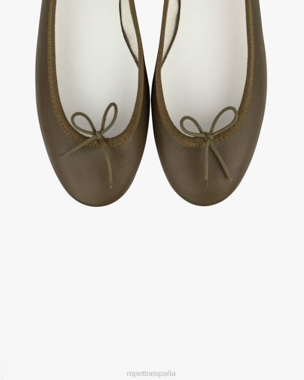 calzado Repetto bailarinas de cenicienta ir a verde mujer 6NH622