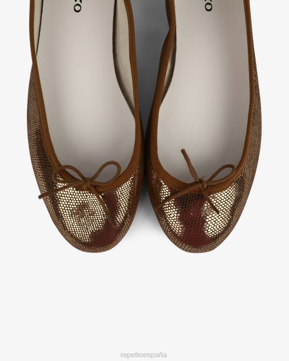 calzado Repetto bailarinas de cenicienta oro antiguo mujer 6NH616