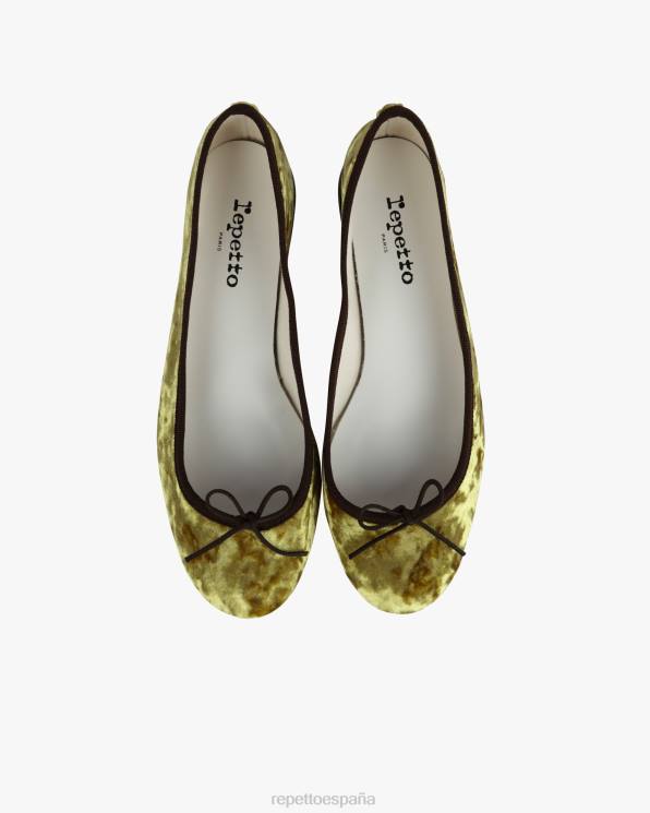 calzado Repetto bailarinas de cenicienta oro antiguo mujer 6NH691