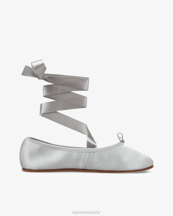 calzado Repetto bailarinas sophia - satén Perla gris mujer 6NH670
