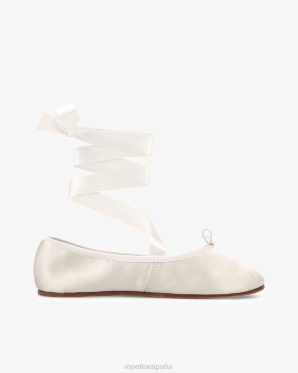 calzado Repetto bailarinas sophia - satén blanco marfil mujer 6NH649