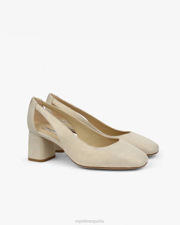 calzado Repetto bombas de felpa espíritu blanco mujer 6NH6234