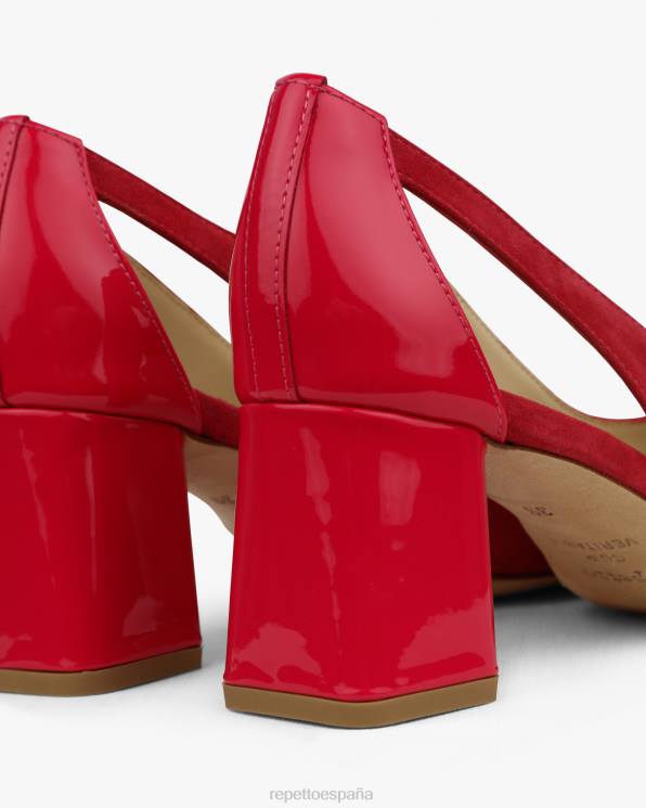 calzado Repetto bombas de felpa rosa frambuesa mujer 6NH6235