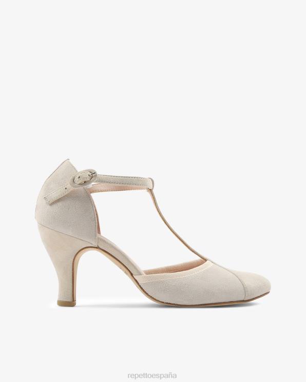 calzado Repetto correas en t baya espíritu blanco mujer 6NH6246