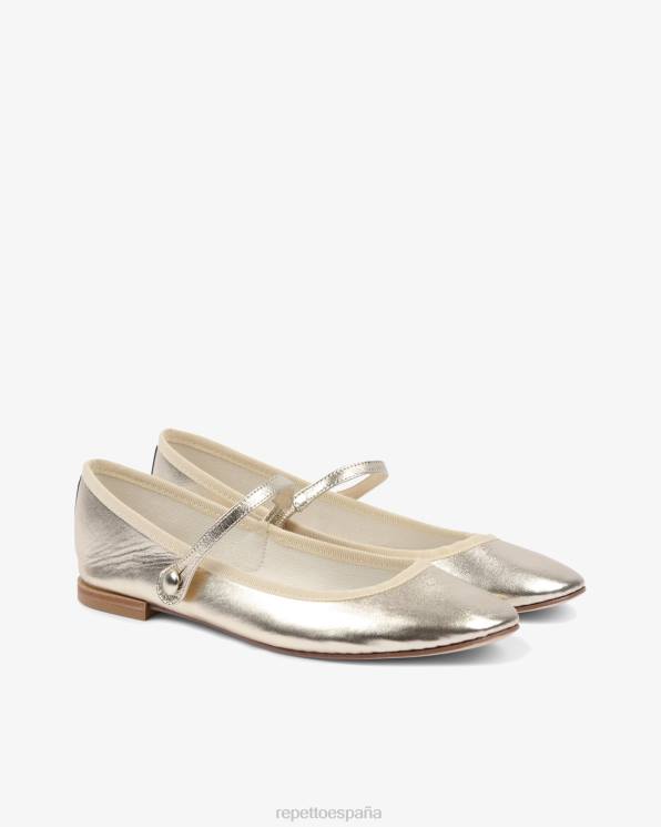 calzado Repetto lio mary janes luz de oro mujer 6NH6164