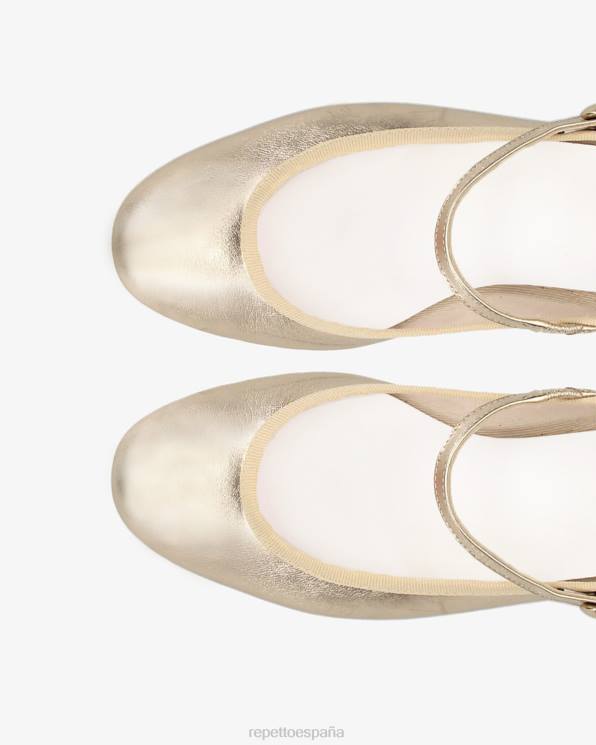 calzado Repetto rosa merceditas luz de oro mujer 6NH6165