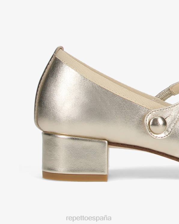 calzado Repetto rosa merceditas luz de oro mujer 6NH6165