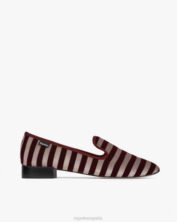 calzado Repetto mocasines gladice rojo pommard mujer 6NH6231