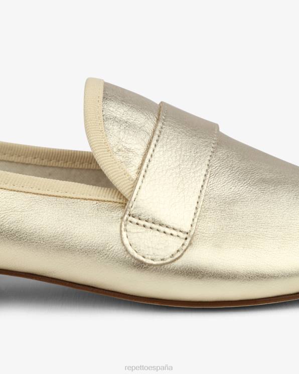 calzado Repetto mocasines michael luz de oro mujer 6NH6222