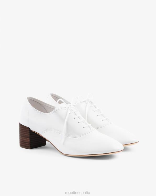 calzado Repetto zapatos oxford de fado blanco mujer 6NH6208