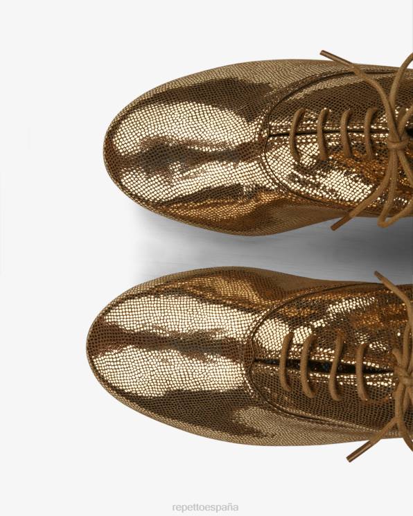 calzado Repetto zapatos oxford zizi oro antiguo mujer 6NH6214
