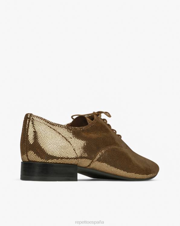calzado Repetto zapatos oxford zizi oro antiguo mujer 6NH6214