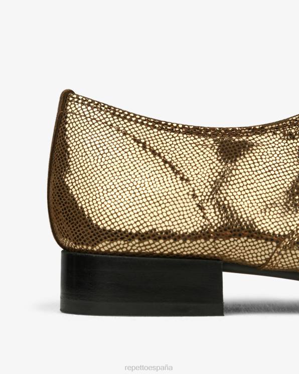 calzado Repetto zapatos oxford zizi oro antiguo mujer 6NH6214
