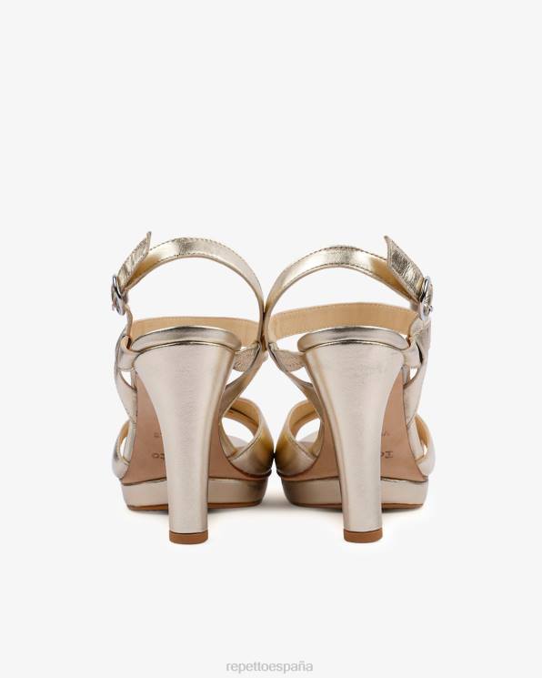 calzado Repetto sandalias timy luz de oro mujer 6NH6238