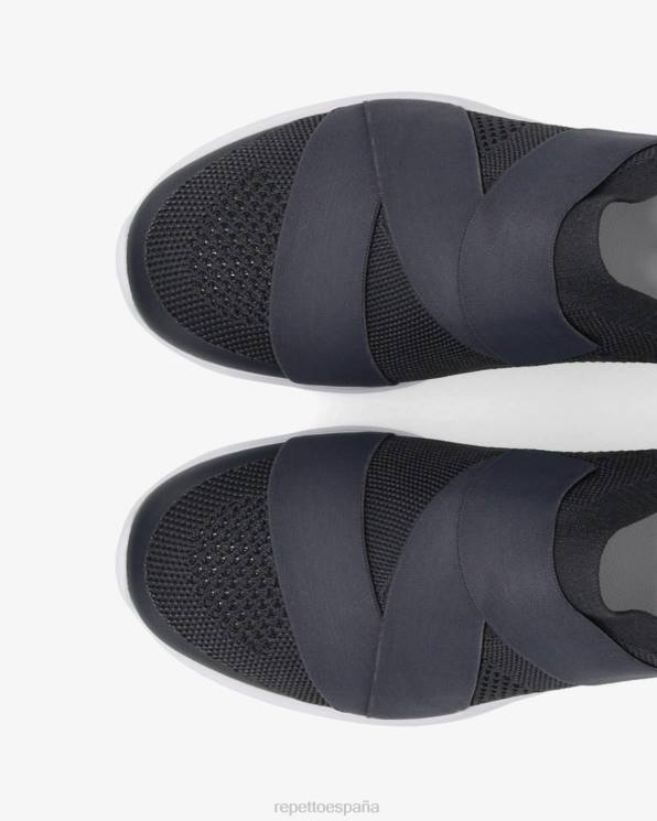 calzado Repetto zapatillas de baile ruban gris antracita mujer 6NH6251