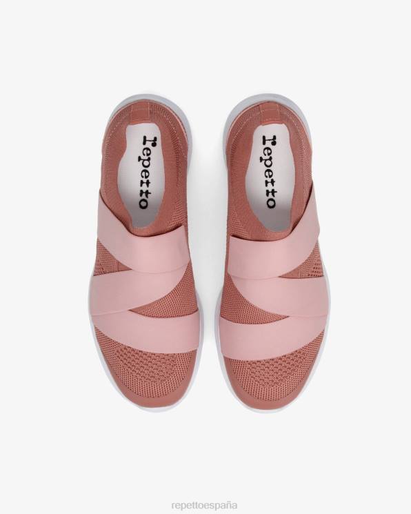 calzado Repetto zapatillas de baile ruban naranja terracota mujer 6NH6250