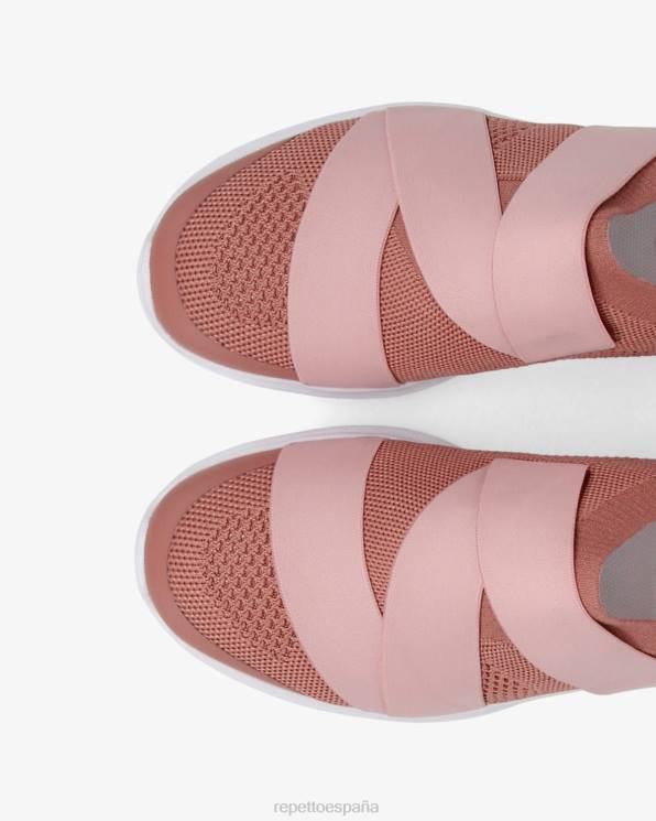 calzado Repetto zapatillas de baile ruban naranja terracota mujer 6NH6250