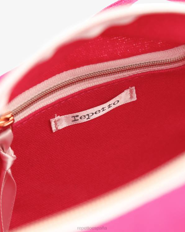 accesorios Repetto bolsa de lona de algodón tamaño s rosa fucsia niños 6NH6773