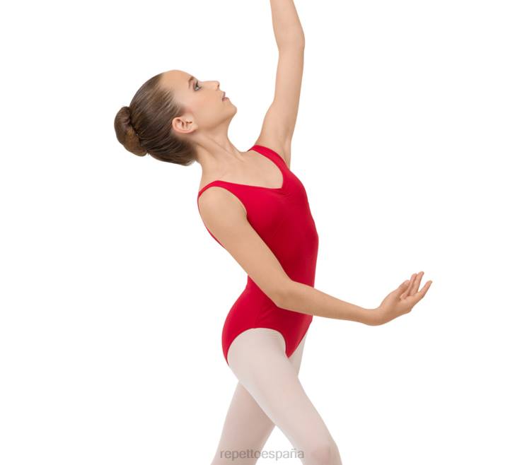 ropa Repetto escote de leotardo fruncido en la parte delantera y trasera moda niños 6NH6686