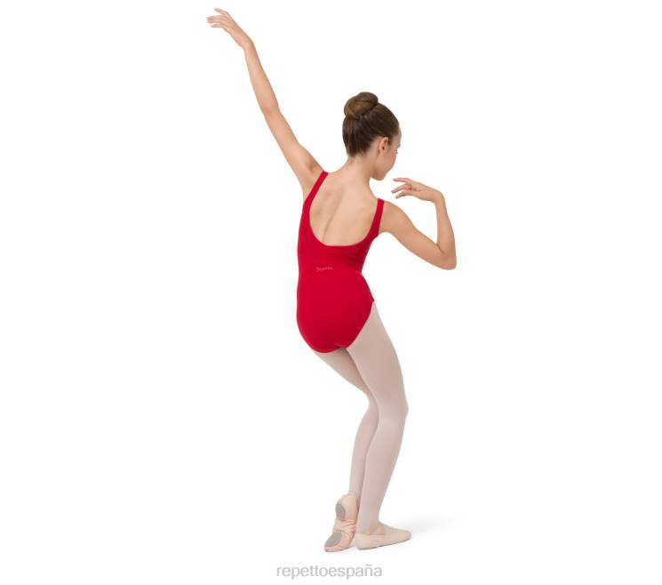 ropa Repetto escote de leotardo fruncido en la parte delantera y trasera moda niños 6NH6686